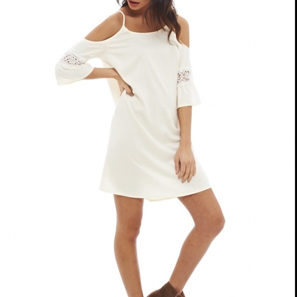 Cold shoulder swing dress - Picture 4 of 5